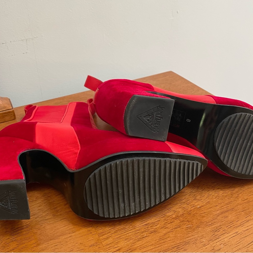 John Fluevog Le Mans Fast Cars Size 8 - Picture 7 of 9
